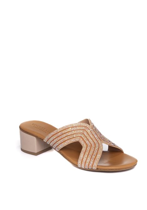 Nude strass sandal VINCENT VEGA | P40 ESTERSTRASS-CHAMP3